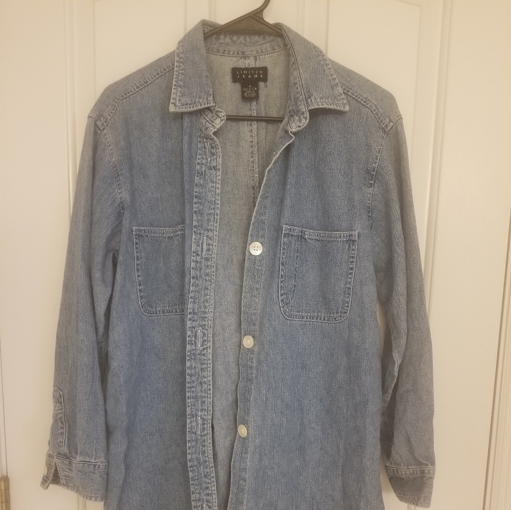 Second Layer jean button up